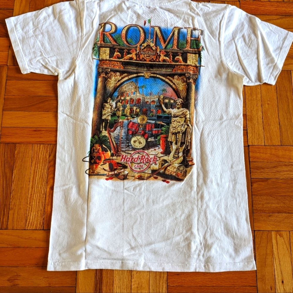 Hard Rock Cafe Rome T-shirt Original SMALL